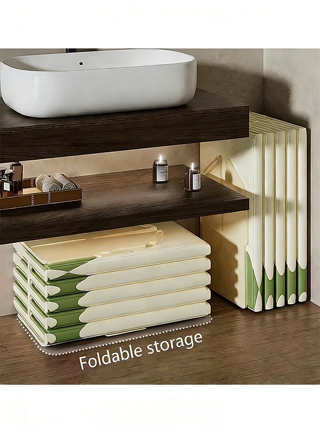 بيوينتي 120*55*50 سم حوض استحمام قابل للطي للبالغين، حوض استحمام محمول مع شبكة من البلاستيك PVC المتين ومقاومة للخدوش، مواد مقاومة للماء مكثفة، طلاء مطبوع، تخزين سهل، حوض استحمام صيني منزلية بدون تركيب لشخصين مع بطانات حوض استحمام و أنبوب تصريف للاستخدام المنزلي - Image 2